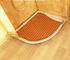 60cm * 80cm Skidproof WPC Buche prägeartige Matte für Badezimmer-einfache Installation